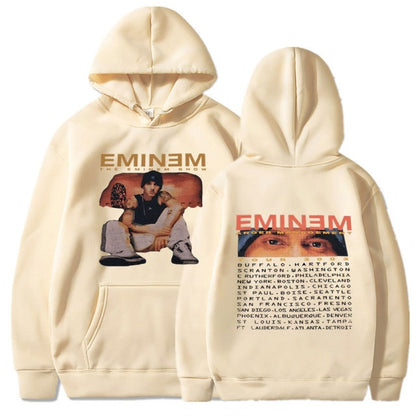 Eminem Tour 2002 Vintage  Long Sleeve Unisex Pullover Hoodie