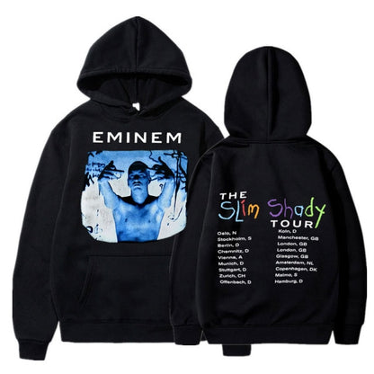 Eminem Tour 2002 Vintage  Long Sleeve Unisex Pullover Hoodie