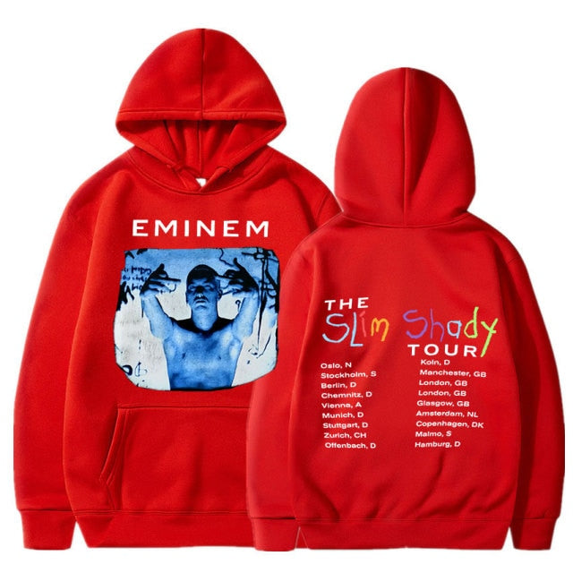 Eminem Tour 2002 Vintage  Long Sleeve Unisex Pullover Hoodie