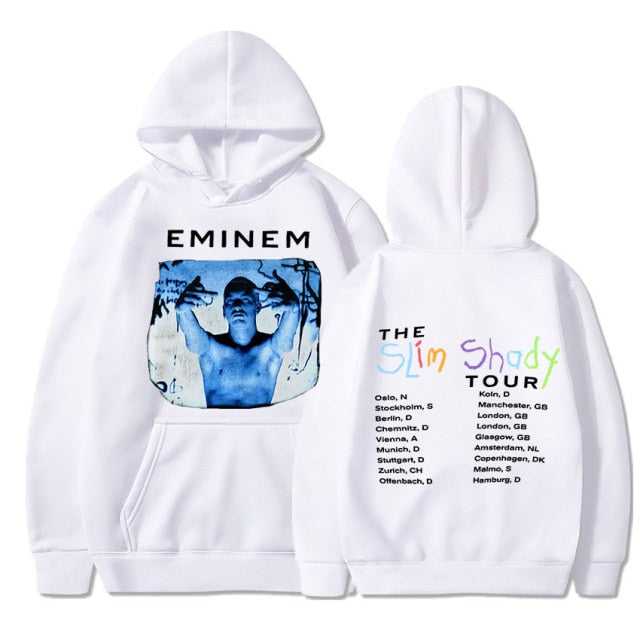 Eminem Tour 2002 Vintage  Long Sleeve Unisex Pullover Hoodie