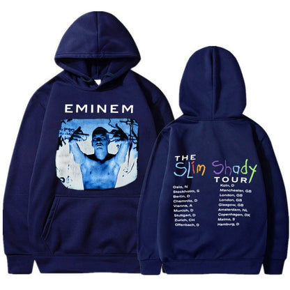 Eminem Tour 2002 Vintage  Long Sleeve Unisex Pullover Hoodie