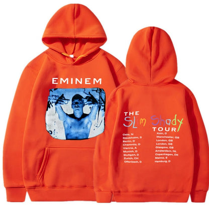Eminem Tour 2002 Vintage  Long Sleeve Unisex Pullover Hoodie