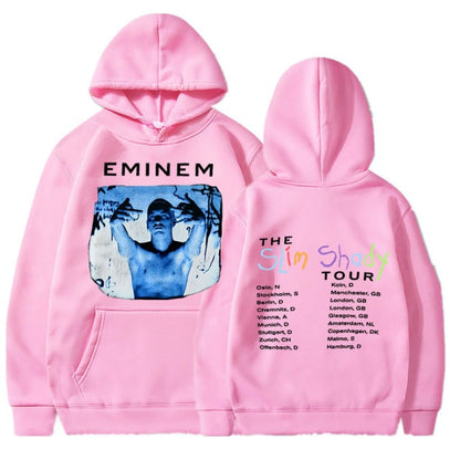 Eminem Tour 2002 Vintage  Long Sleeve Unisex Pullover Hoodie