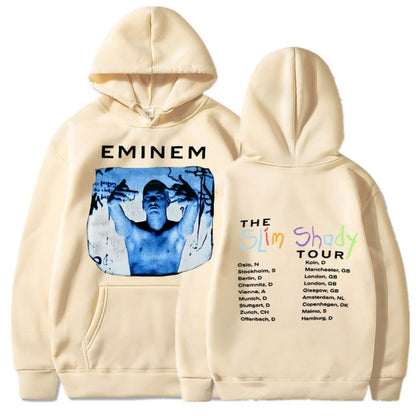 Eminem Tour 2002 Vintage  Long Sleeve Unisex Pullover Hoodie