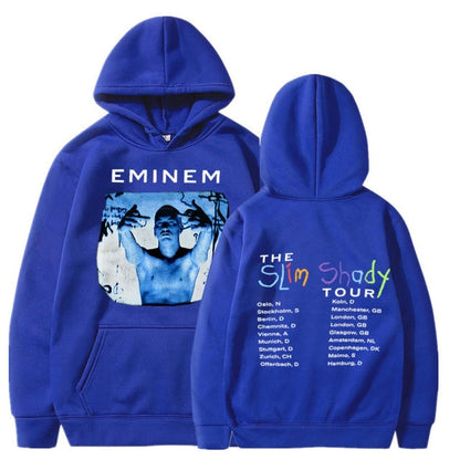 Eminem Tour 2002 Vintage  Long Sleeve Unisex Pullover Hoodie