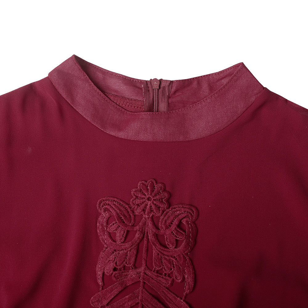 Women Long Sleeve Kaftan Maxi Robe