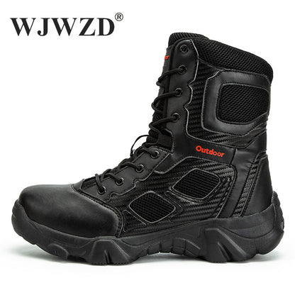 Men Tactical Military Outdoor Field Training Waterproof Boots