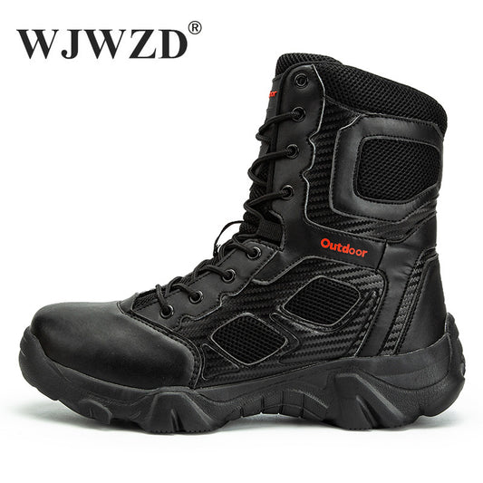 Men Tactical Military Outdoor Field Training Waterproof Boots