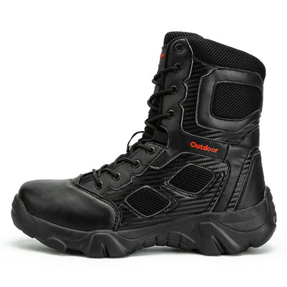 Men Tactical Military Outdoor Field Training Waterproof Boots