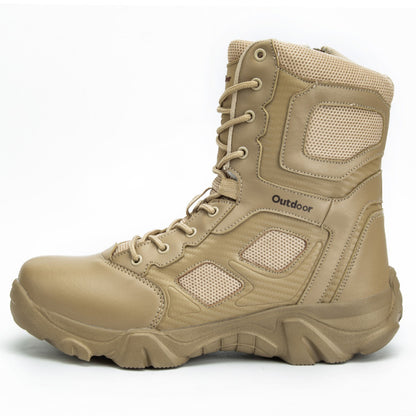 Men Tactical Military Outdoor Field Training Waterproof Boots