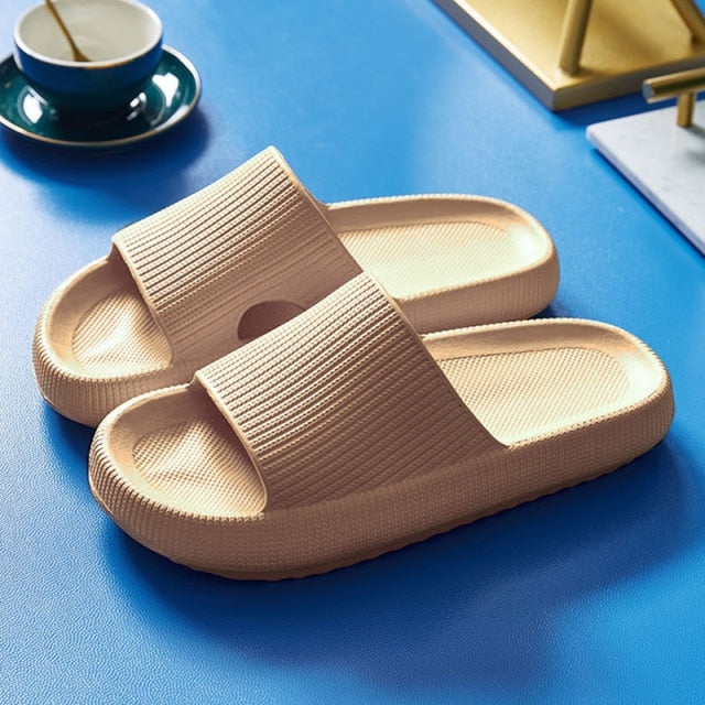 Women Thick Platform Fashion Soft Sole Non Slip Slides