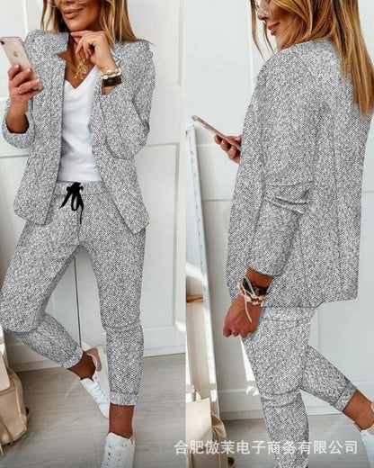Women Stylish Print Blouse & Pant Sets