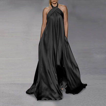 Women Sexy Backless Sleeveless Long Maxi Dress