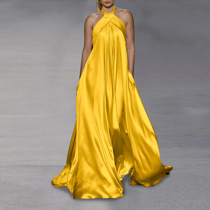 Women Sexy Backless Sleeveless Long Maxi Dress