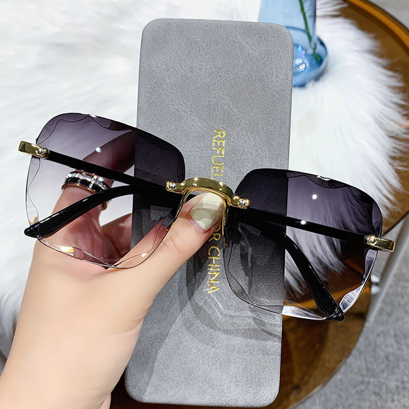 Classic Vintage Square Gradient Sunglasses