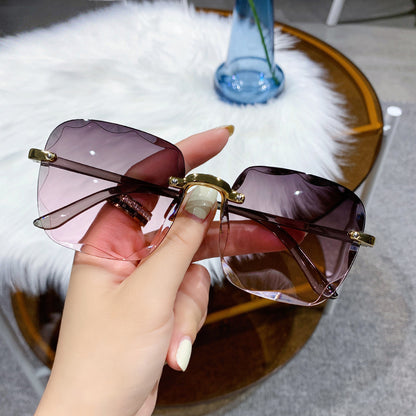 Classic Vintage Square Gradient Sunglasses