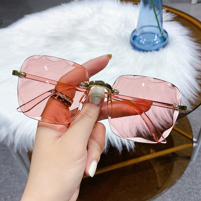 Classic Vintage Square Gradient Sunglasses