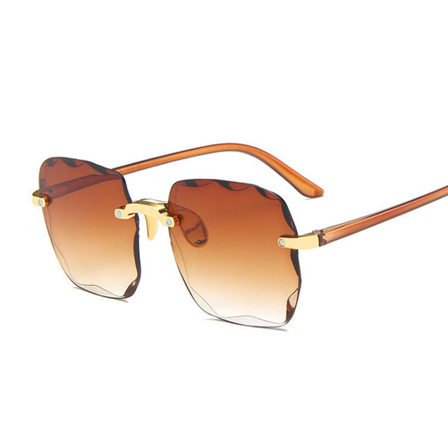 Classic Vintage Square Gradient Sunglasses