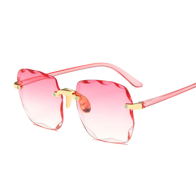 Classic Vintage Square Gradient Sunglasses