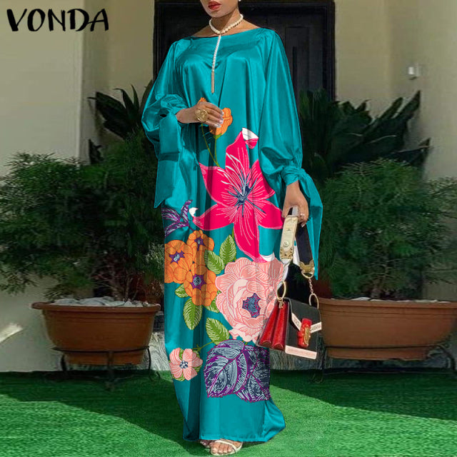 Women Leopard Print Maxi Dress