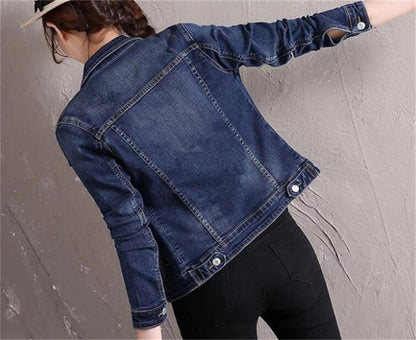 Women Denim Loose Casual Jacket Plus Size 5XL