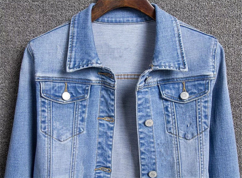 Women Denim Loose Casual Jacket Plus Size 5XL