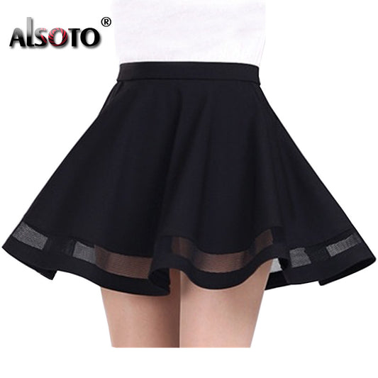 Summer Women Fashion Elastic Mini Skirt