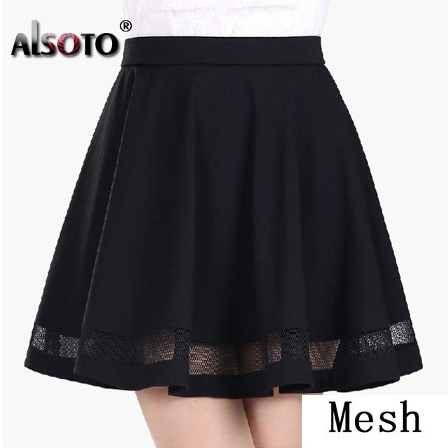 Summer Women Fashion Elastic Mini Skirt