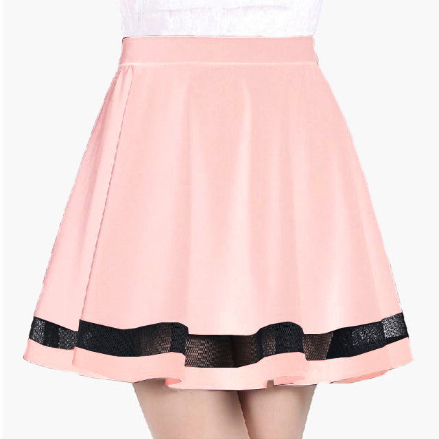 Summer Women Fashion Elastic Mini Skirt