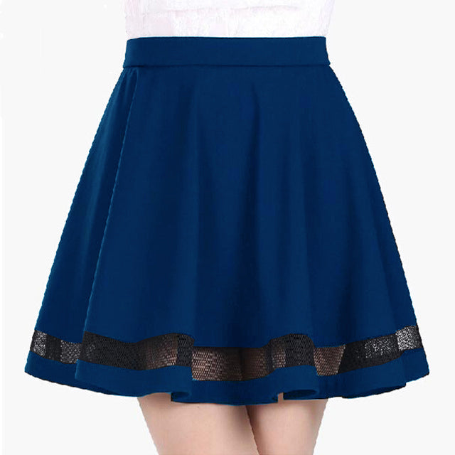 Summer Women Fashion Elastic Mini Skirt