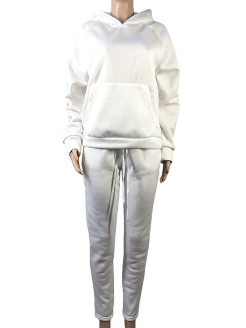 Women Diamonds 2 Piece Oversize Hoodie Joggers Set