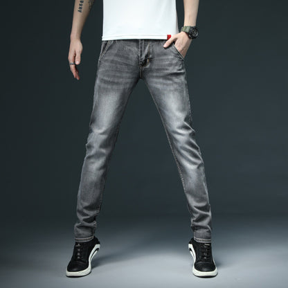 Men Skinny Fashion Casual Cotton Slim Pants