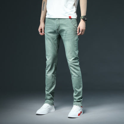Men Skinny Fashion Casual Cotton Slim Pants