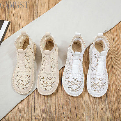 New Women Breathable Mesh Summer Lace Non Slip Casual Shoes 35-40( 4-9
