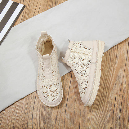 New Women Breathable Mesh Summer Lace Non Slip Casual Shoes 35-40( 4-9