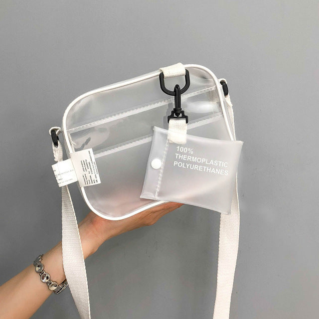 Women Transparent Clear Crossbody Bags