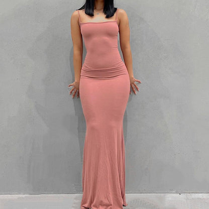 Women Sleeveless Backless Maxi Dress