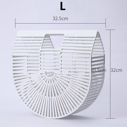 Women Elegant Weave Tote Handbag