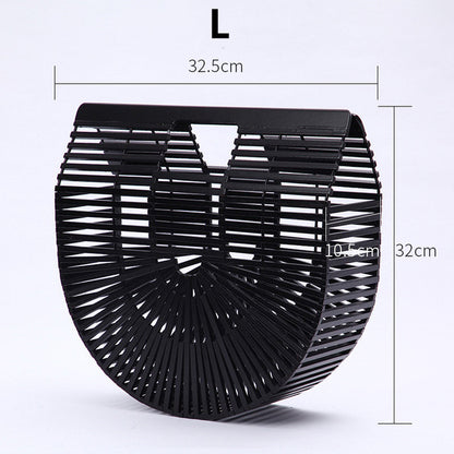 Women Elegant Weave Tote Handbag