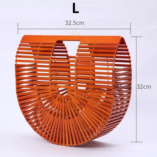 Women Elegant Weave Tote Handbag