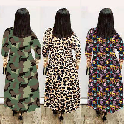 Women Long Sleeve Cardigan Cloak African Clothing