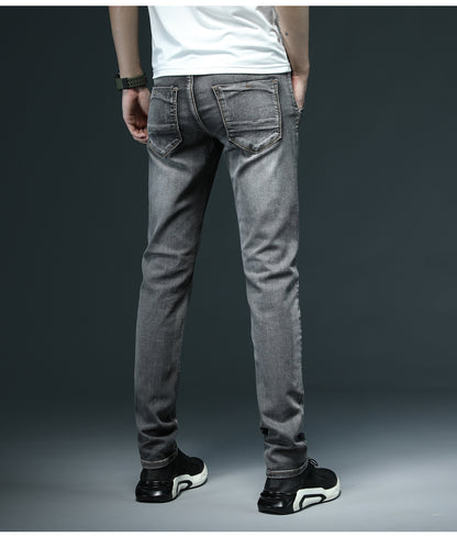 Men Skinny Fashion Casual Cotton Slim Pants