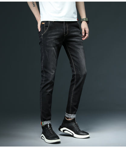 Men Skinny Fashion Casual Cotton Slim Pants