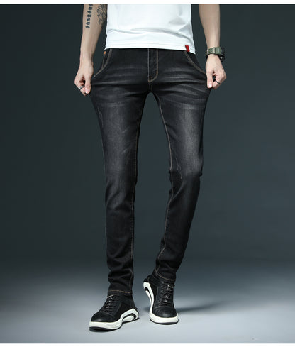 Men Skinny Fashion Casual Cotton Slim Pants